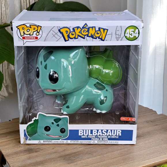 Funko Pop! Vinyl Jumbo 10 in: Pokémon Bulbasaur Target (Exclusive) #454 - Picture 1 of 12
